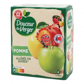 GOURDES ALL POMME 4X90G DOUCEUR DU VERGER