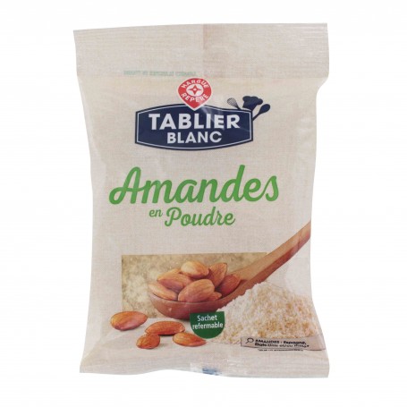 Amandes en Poudre - TABLIER BLANC - 125g