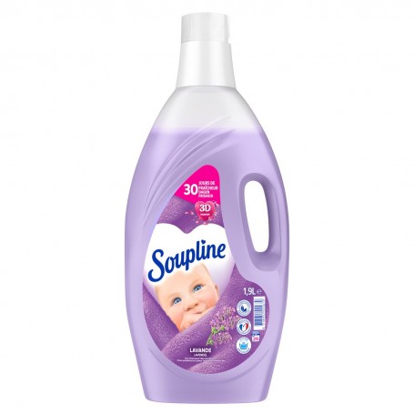 Adoucissant dilué Soupline 3D Lavande - 1,9L