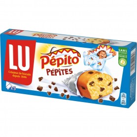 Gateaux Pépito Choco Pépites LU 150g
