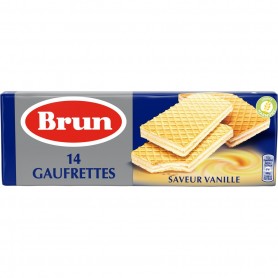 Brun Gaufrette Saveur Vanille 146g