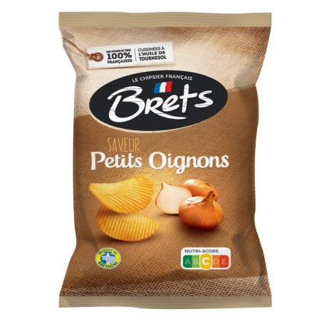 CHIPS Brets Petits Oignons 125g