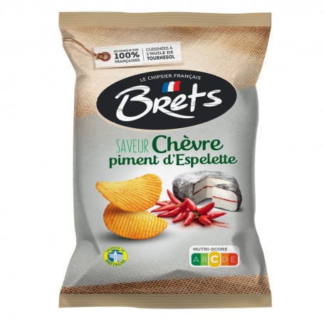 CHIPS Bret's Chèvre Piment Espelette 125g