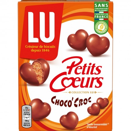 Petits Coeurs Choco Croc LU 90g