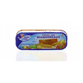 FILETS MAQ SCE ESCABECHE 1/4 169G PECHE OCEAN