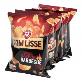 CHIPS SAVEUR BARBECUE 6X30G POMLISSE