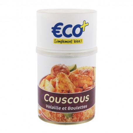COUSCOUS VOLAILLE BOULETTES 1050G ECO+