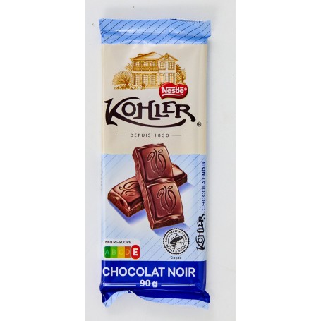 Chocolat noir Kohler - NESTLE - 90g