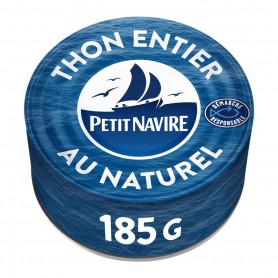 Thon au Naturel Démarche Responsable PETIT NAVIRE 185g