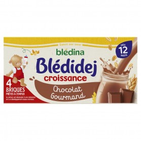 Céréales Lactées Chocolat Gourmand - BLEDIDEJ - 4x250ml (1L)