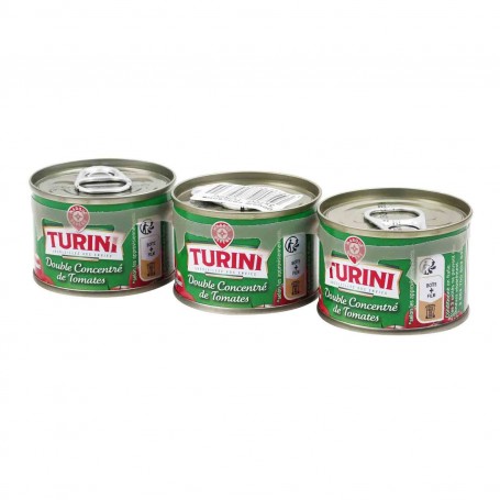 DOUBLE CONCENTRE TOMATE 3X70G TURINI