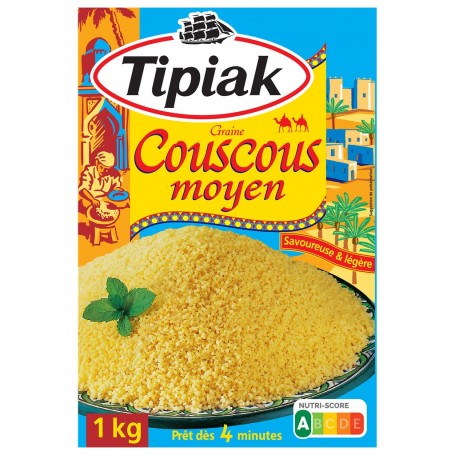 Couscous Grain Moyen - TIPIAK - 1KG