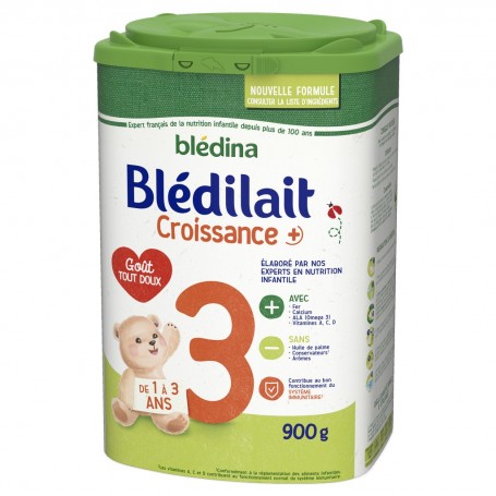 BLEDILAIT CROISSANCE+ - 900G - DES 12 MOIS