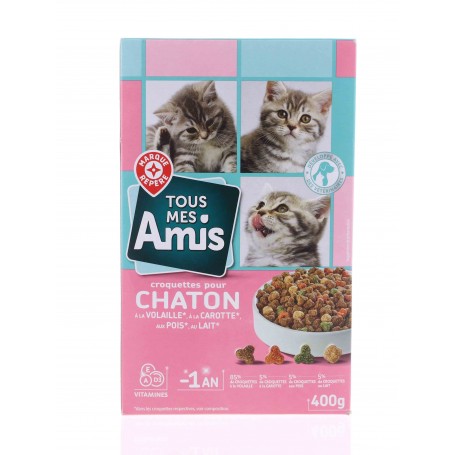 CROQUETTES CHATON - TOUS MES AMIS - 400G