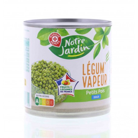PETITS POIS DOUX VAPEUR 1/2 265G NOTRE JARDIN