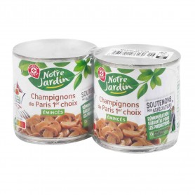 CHAMPI EMINCES 1ER CHOIX 2X115G NOTRE JARDIN