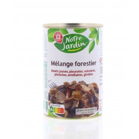 MELANGE CHAMPIGNONS FORESTIERS 1/2 225G NOTRE JARDIN