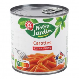 CAROTTES EXTRA FINES 1/2 265G NOTRE JARDIN