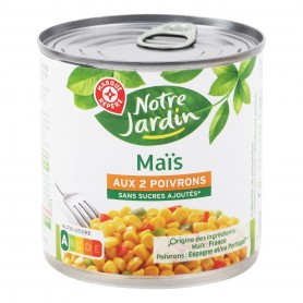 MAIS 2 POIVRONS 1/2 270G NOTRE JARDIN
