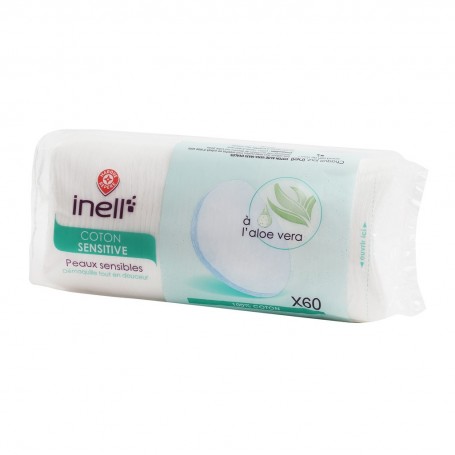 COTON DUO MAXI OVALE ALOE VERA  X60 INELL