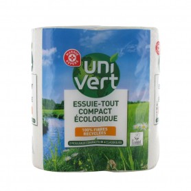 ESSUIE TOUT ECOLABEL COMPAK 4 ROULEAUX - UNI VERT