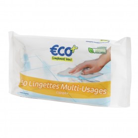 LINGETTES MULTI SURFACE CITRON X50 ECO+