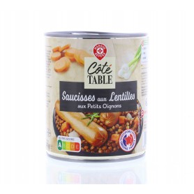 SAUC LENTILLES- COTE TABLE 840GR
