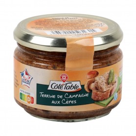 TERRINE DE CAMPAGNE AUX CEPES 180G COTE TABLE