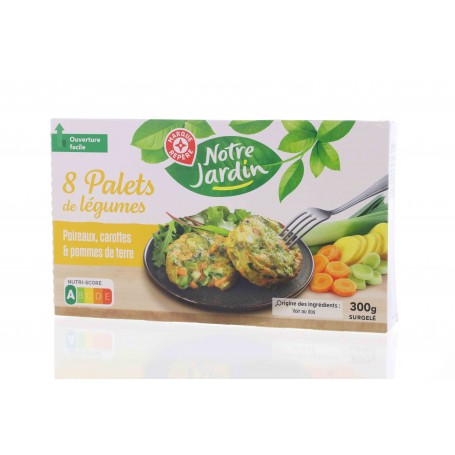 PALETS POIREAU/CAROTTE X8 300G