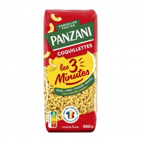 PANZANI COQUILLETTES 3 MINUTES 500G