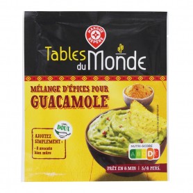 MELANGE D'EPICES POUR GUACAMOLE 20G TABLE DU MONDE