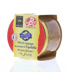 PATE PIMENT ESPELETTE LABEL ROUGE 180G NRT