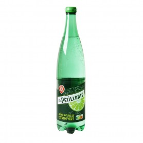 Eau minérale gazeuse aromatisée Citron Vert - LA PETILLANTE - MARQUE REPERE - 1L