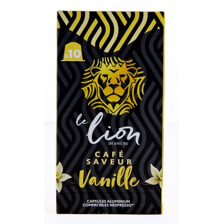 Capsule café vanille - LE LION - x10