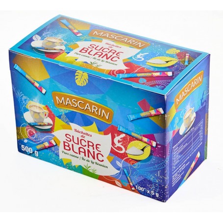 Buchettes de sucre blanc - MASCARIN - 500g