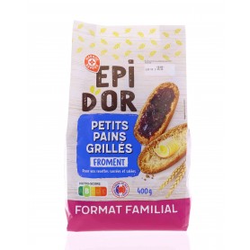 PETITS PAINS GRILLES FROMENT 400G EPI DOR