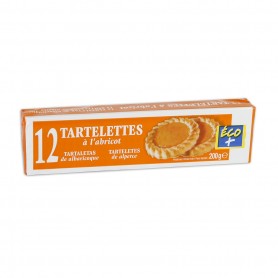 12 TARTELETTES A L'ABRICOT 200G ECO+