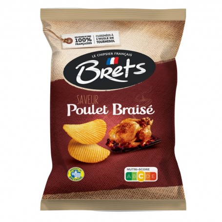 CHIPS Brets Aromatisé Poulet Braisé 125g
