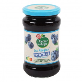 CONFITURE ALLEGEE MYRTILLE 340G DOUCEUR DU VERGER