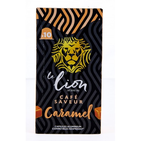 Capsule café caramel - LE LION - x10