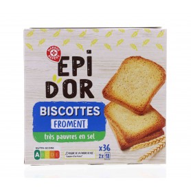 Biscottes Pauvres en Sel - EPI D'OR - 300g