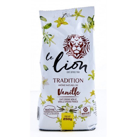 Café moulu à la vanille - LE LION - 250g