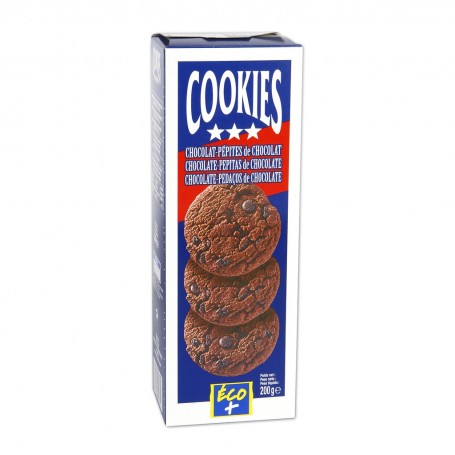 COOKIES CHOCOLAT PEPITES CHOCO 200G ECO+