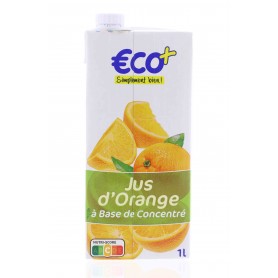 JUS D'ORANGE ABC BRIQUE 1L ECO+