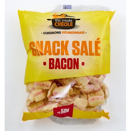Snack salé bacon - EN MODE CREOLE - 50g