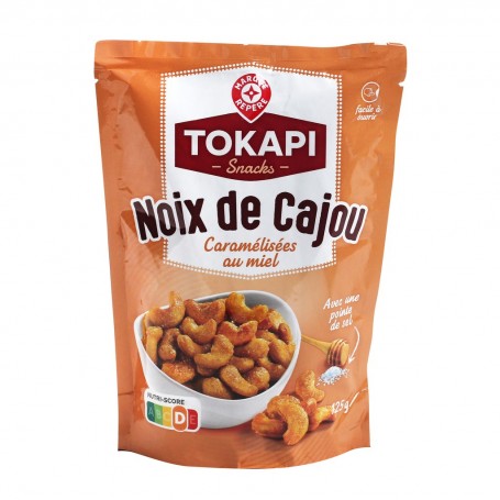 NOIX DE CAJOU MIEL  SEL 125G TOKAPI