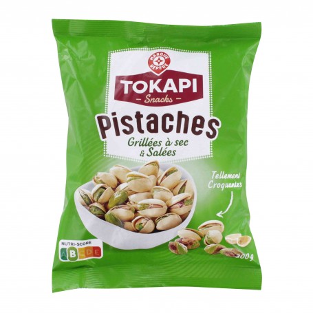 PISTACHES GRILLEES ET SALEES 300G TOKAPI