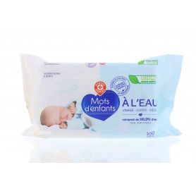 LINGETTES BEBE A L EAU X60