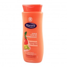 BAIN DOUCHE PAMPLEMOUSSE RAISIN BLANC 500ML MANAVA