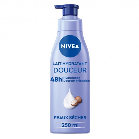 Lait Corps Hydratant Peau sèche Douceur Beurre Karité NIVEA 250ml